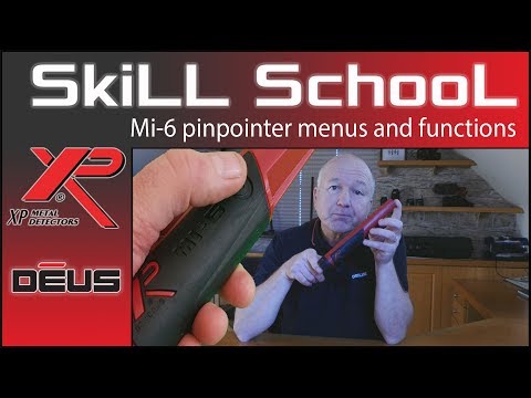 Mi6 pinpointer menus and functions XP Skill School