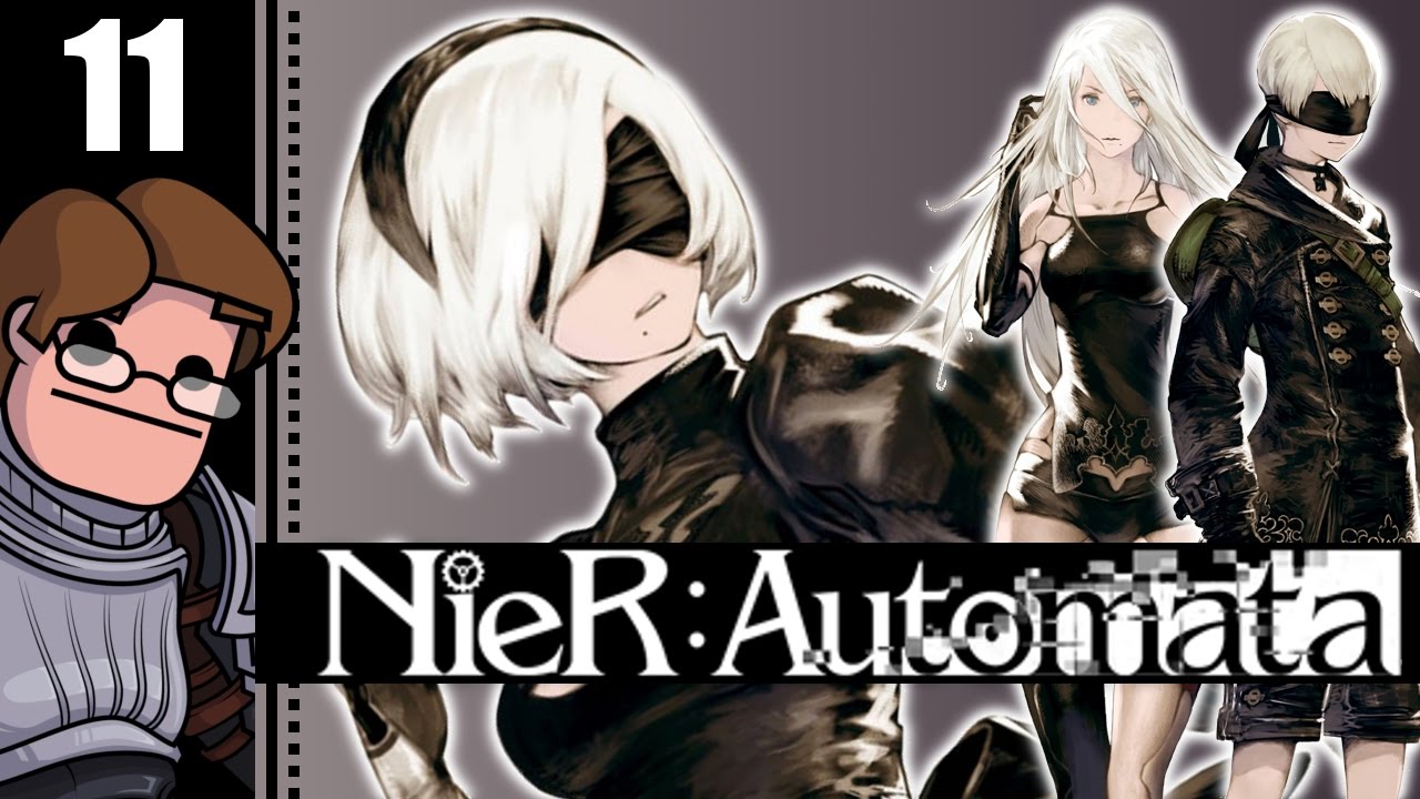Let's Play NieR: Automata Part 11 - Adam & Eve - YouTube
