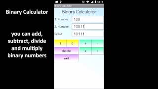 Binary Calculator - Demo screenshot 3