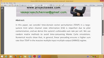 Massive MIMO With Nonlinear Precoding Large System Analysis