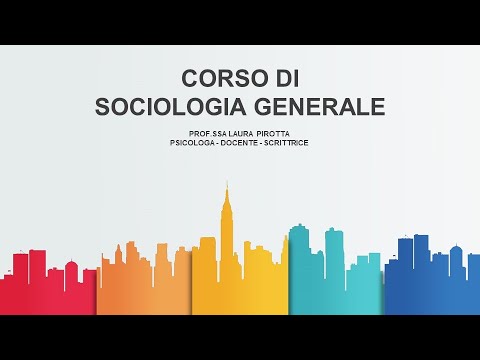 Video: Cosa ti aspetti da un corso di sociologia?