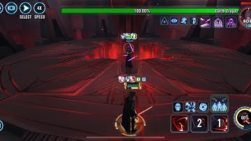 Soloing Sith Triumvirate Raid - SWGOH (rlly good mobile game)