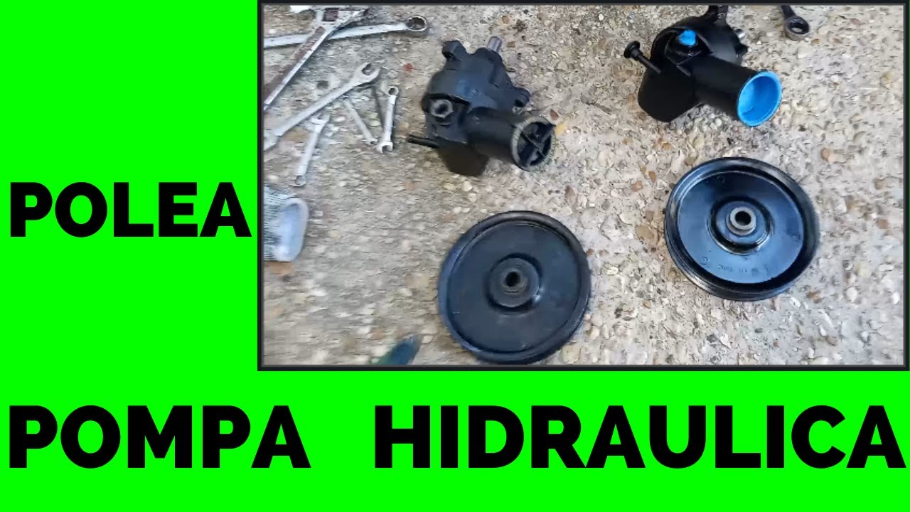 Como cambiar POMPA HIDRAULICA Y POLEA en su auto Mustang 95