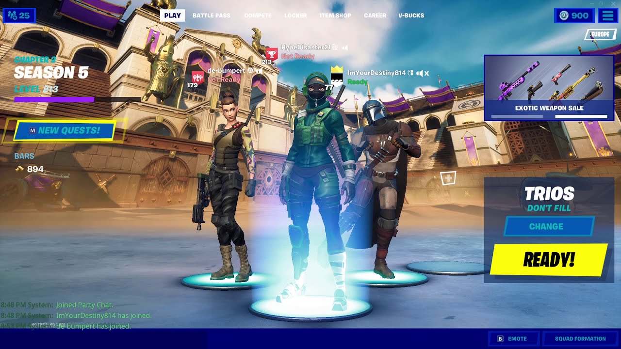 just playing some fortnite