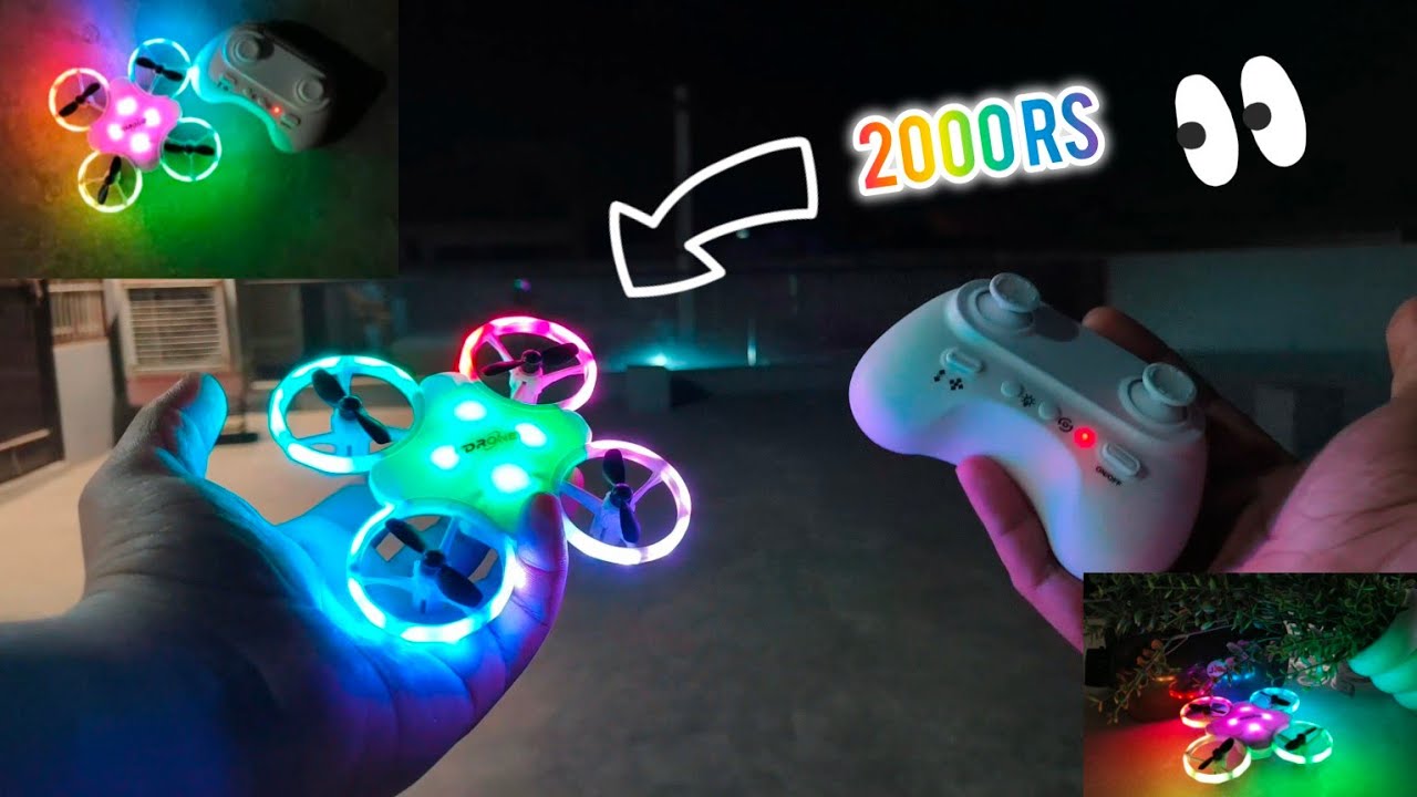 Jack royal WORLD SMALLEST DRONE with RGB light 🚦🤔# techuman
