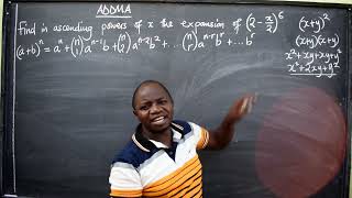 Addma Question  Binomial Expansions