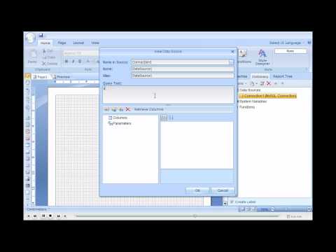 Creating Database Connection - Stimulsoft Reports - [Shot on version 2012.1]