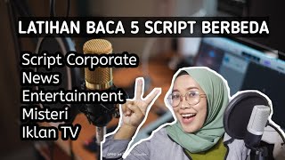 VOICE OVER TIPS | EKSPLOR SUARA DENGAN LATIHAN BACA 5 SCRIPT BERBEDA screenshot 2
