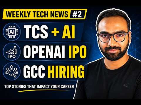 TCS AI Partnership, OpenAI IPO, Apple Intelligence & GCC Hiring Boom | Weekly Tech News India #2