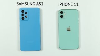 Samsung A52 vs iPhone 11 - SPEED TEST!!