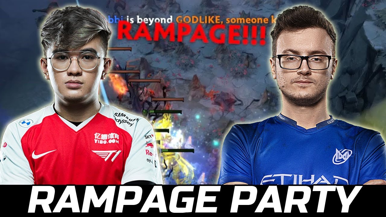 GABBI RAMPAGE PARTY VS MIRACLE DOTA 2