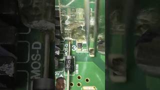 0 Ohm SMD Resistor Burned 😱 | Easy Replacement #shorts