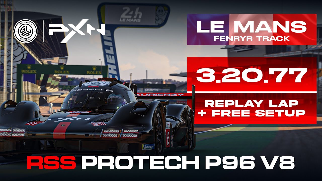 RSS PROTECH P96 V8 - LEMANS Fenryr | 3.20.77 | HOTLAP + SETUP FREE DOWNLOAD | WORLD RECORD