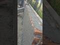 Boundary wall Brick wall & Rcc Column Connection. #civil #construction #boundarywall #reels.