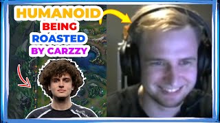 FNC Humanoid Reacts to CARZZY Being TILTED by Him 👀
