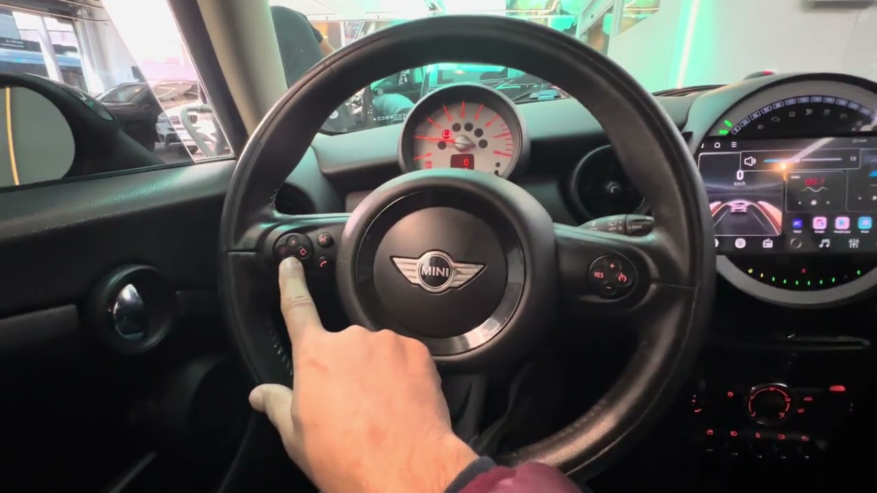 Mini Cooper 2010 (R56) CarPlay e Android Auto sem fio + Aplicativos e Câmera traseira - ArtsomAuto 
