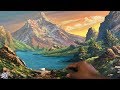 How To Make A Beautiful Scenery Painting | Nature Painting | Art Candy | Landscape Painting Tutorial
