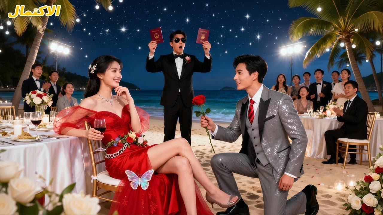 وقع CEO بغرام فتاة بفستان أحمر في الحفل فاقترب منها… دون أن يعلم أنها زوجته المُهملة لعامين! انقلاب!