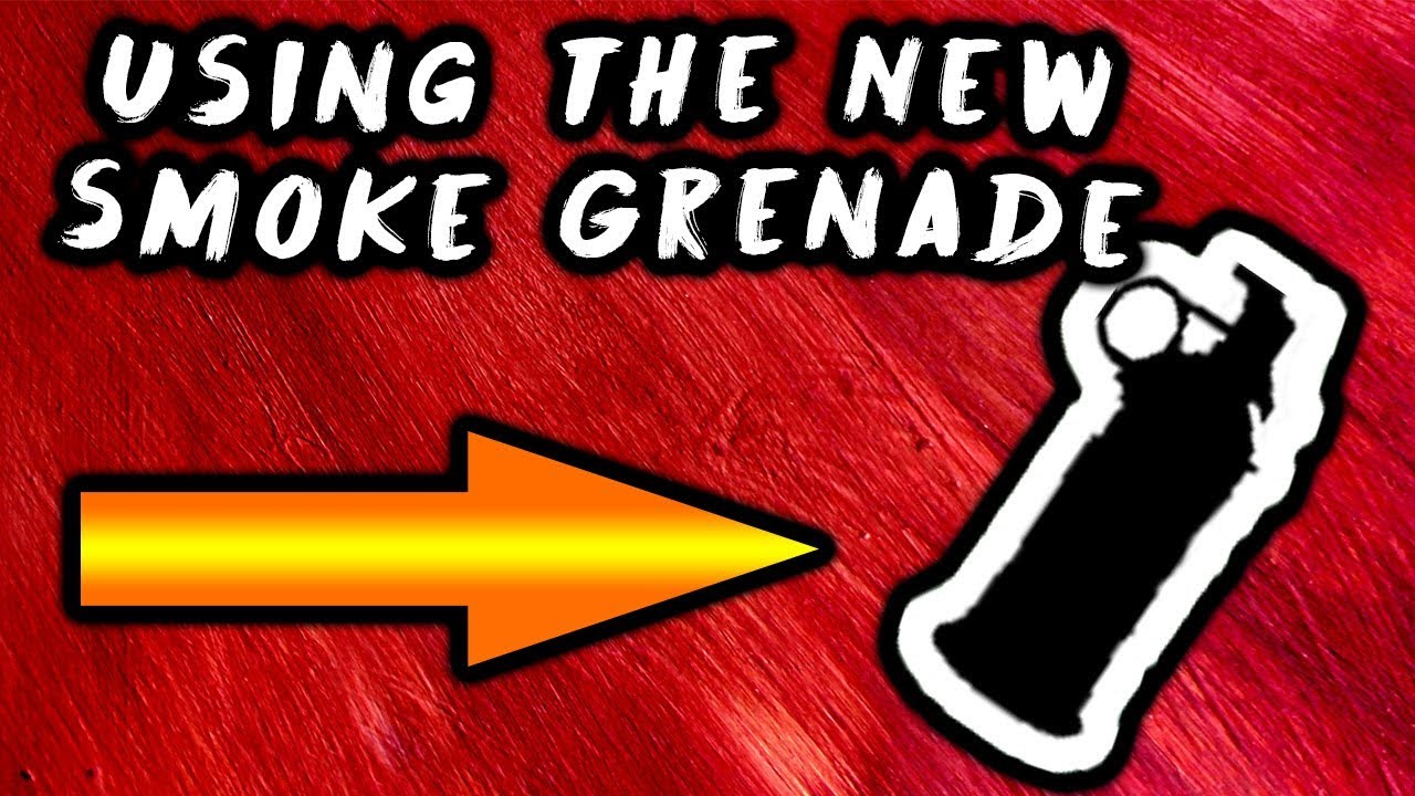 Using the New Smoke Grenade!!! Fortnite Battle Royale YouTube