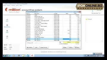 MILLION ACCOUNTING | How To Maintain Account Opening Balance | IPOHONLINE