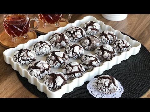 LEZZETİNDEN ÇATLAYAN😍BROWNİ TADINDA KAKAOLU ÇATLAK KURABİYE TARİFİ ✅