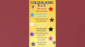 Thumbnail of Colour Song | English Poem for Kids | Poem in English for Kids | Poems | Kids Poems 👦👧