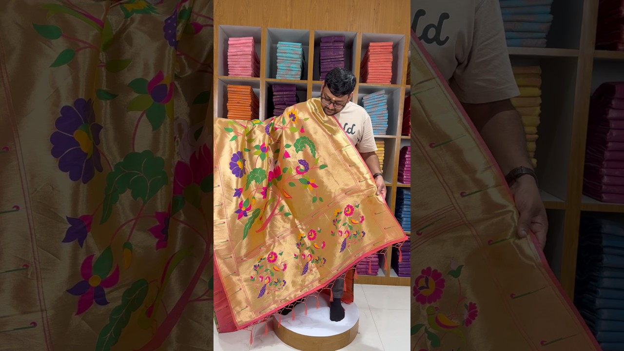 Pure Paithani Pallu All-over Zari Weaving Dupatta