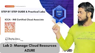 Manage Cloud resources Azure  | INE Certified Cloud Associate | ICCA | Lab 2