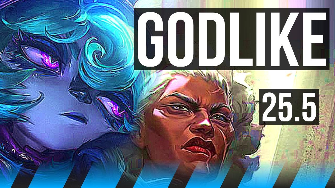 VEX vs AMBESSA (MID) | 9 solo kills, Godlike | KR Master | 25.5