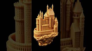 This medieval castle looks like it came from a fantasy world 🏰 #3dprinting