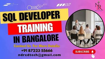 SQL Online Training in Bangalore | Class-1 | NDR EdTech || +91-87223 55666