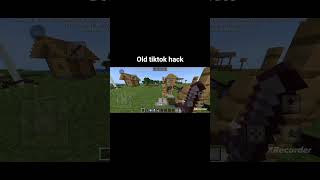 Old tiktok hack😍#minecraft