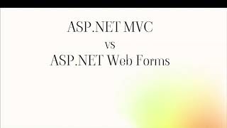 ASP.NET MVC vs ASP.NET Web Forms | Complete Comparison for Beginners (Architecture, Performance, Eg)