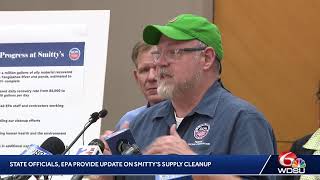 LIVE: Gov. Jeff Landry, officials from EPA update on Smitty's Fire response