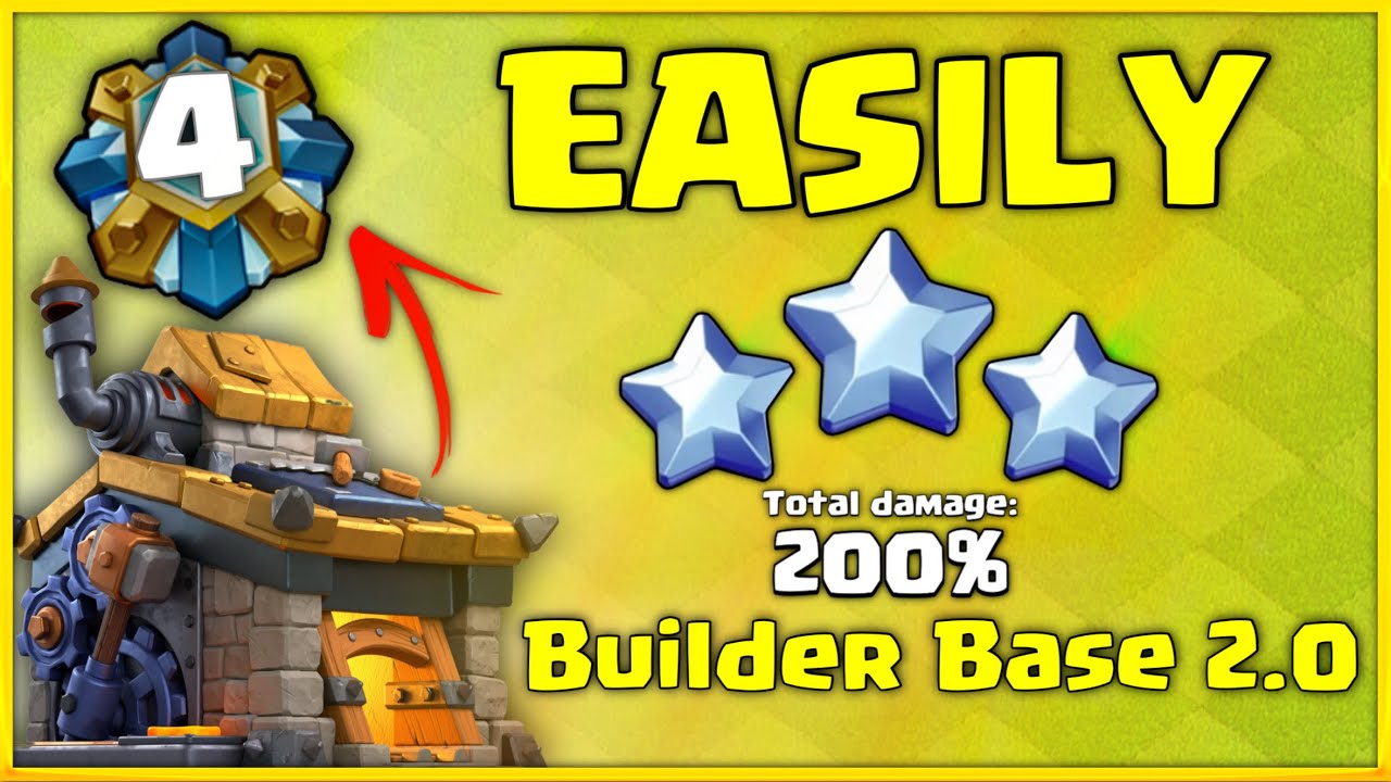 EASILY 6 Star In Builder Base 2.0! - BEST BH10 Attack Strategy From #4 Player!🔥 - Clash of Clans