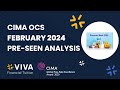 Cima ocs nov23feb24 preseen analysis part 1 personal best