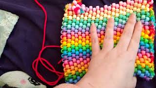 A Criss-Cross Bead String Pattern Thingie