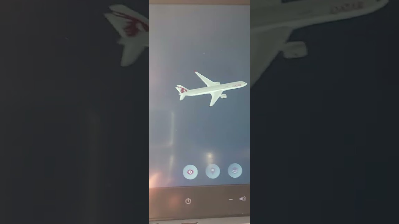 Qatar 738 AirBus 350 landing @ Hamad International  DOHA   February  25 /26