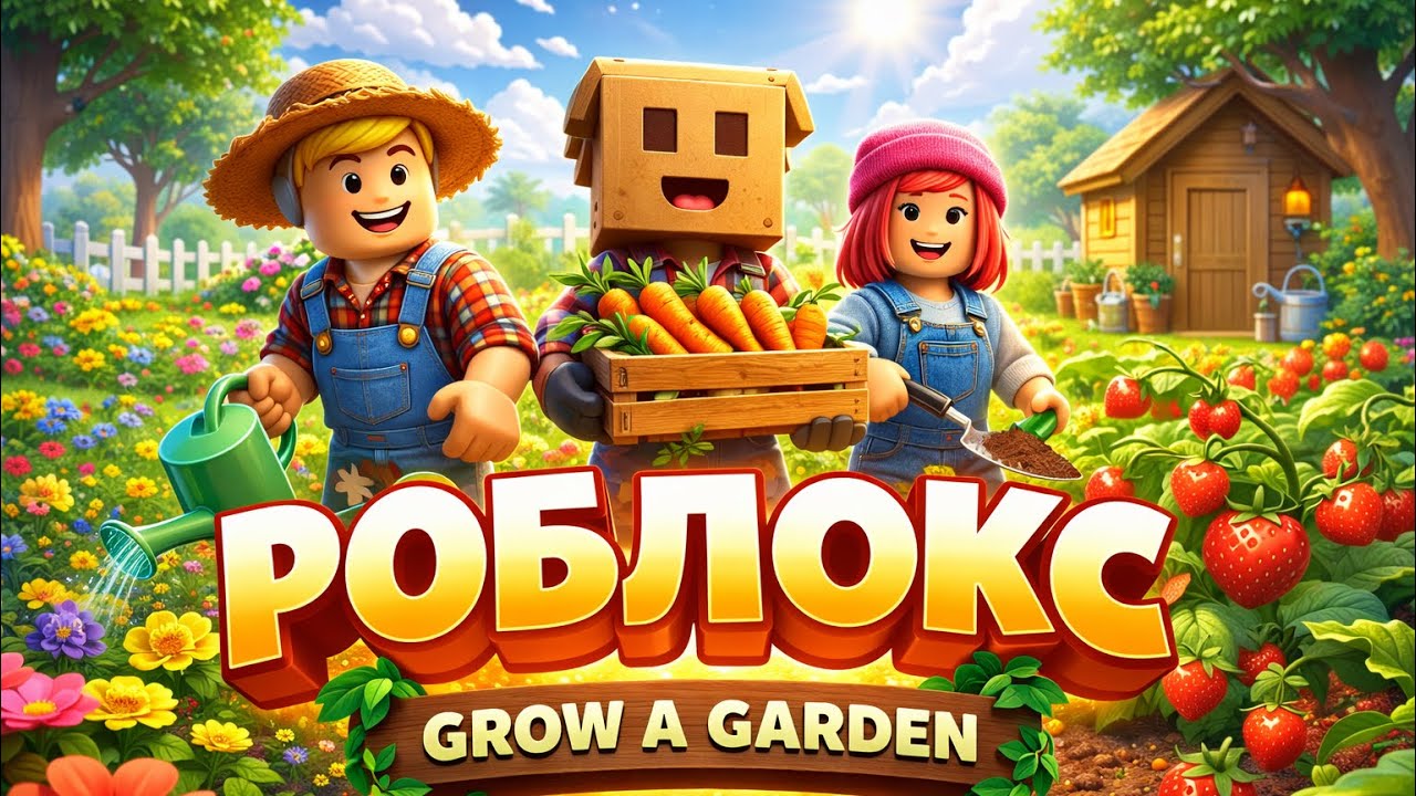 ГРАЮ В РОБЛОКС В grow a garden