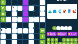 Crossword Quiz WINTER Level 9 - Walkthrough