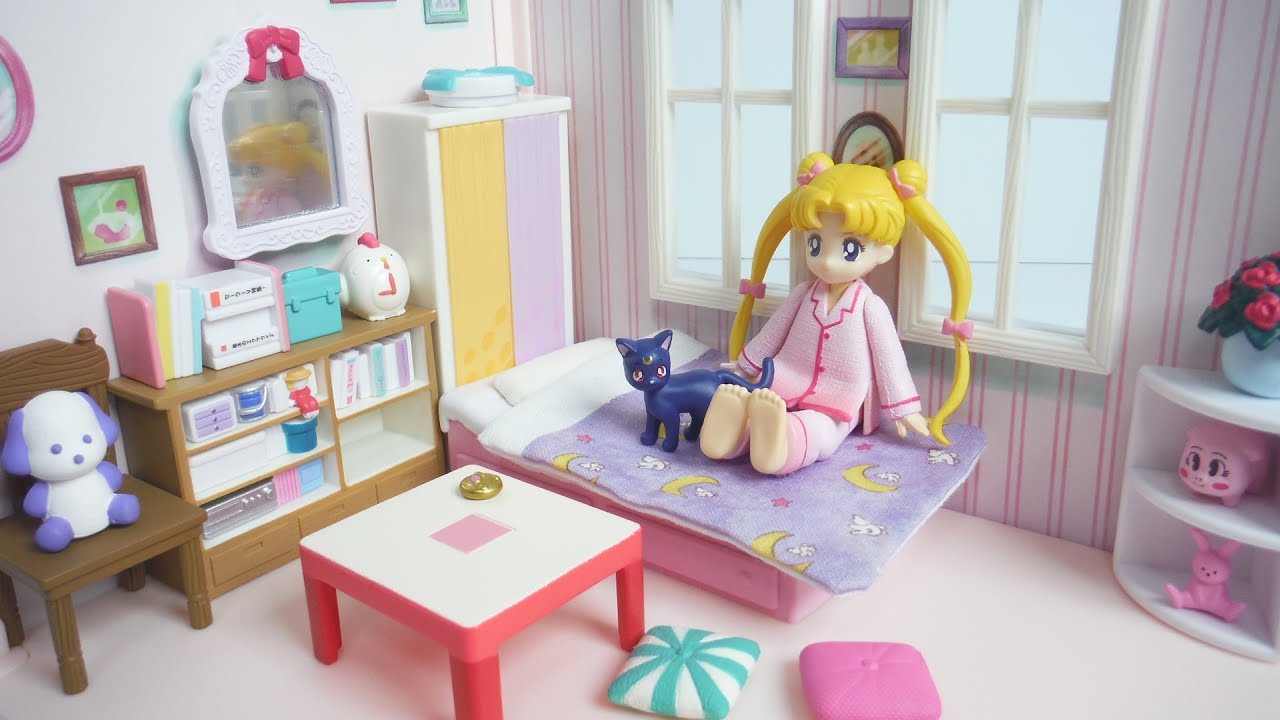 美少女戦士セーラームーン うさぎちゃんのお部屋 Sailor Moon Usagi's Room Mini Figure プレミアムバンダイ限定