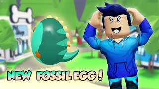 New Fossil Egg In Adopt Me Free Eggs Giveaway