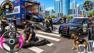 US Police Cop Car Driving Game: Real Police Car Driving Game! 3D Police Cop Car Android Gameplay screenshot 1