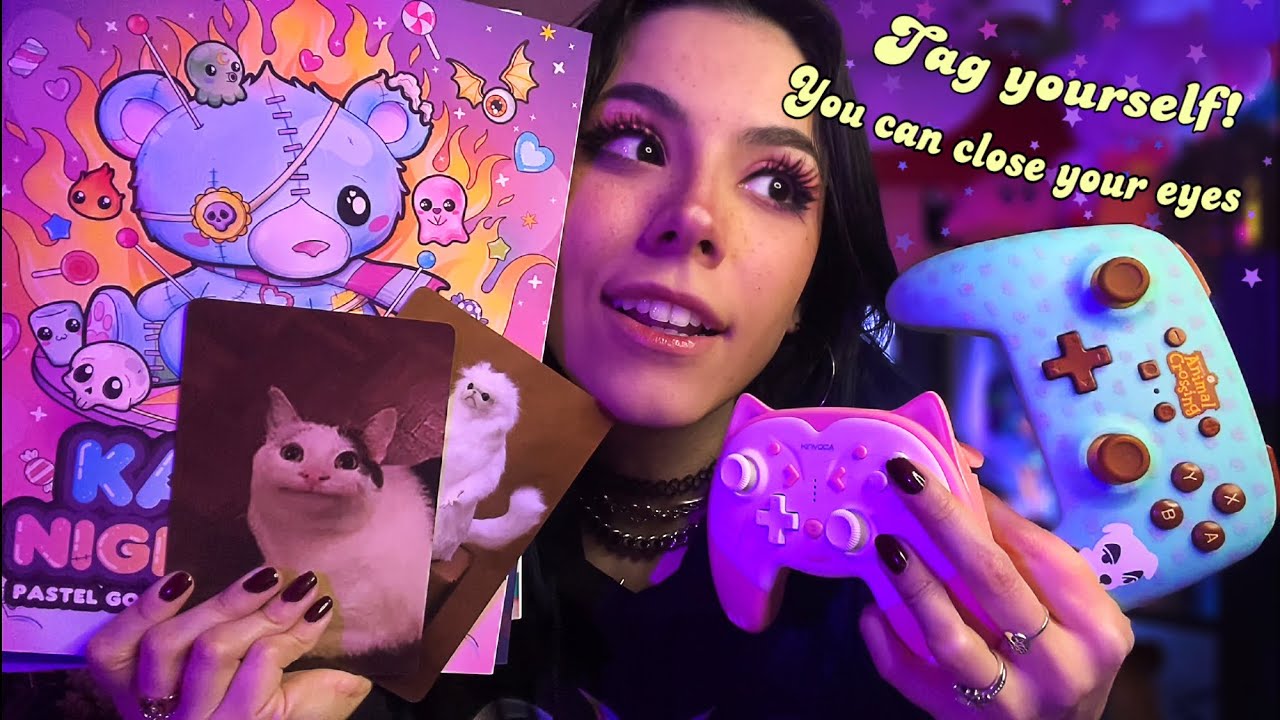 ASMR Tag Yourself Game 🎲🧩 (Who do you identify with?) ✨ [you can close your eyes] 💤