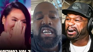 Kanye West REACTS To SMASHING 50 Cent BM With His Wife