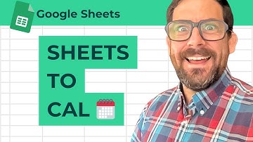 How To Create Google Calendar Events in Google Sheets