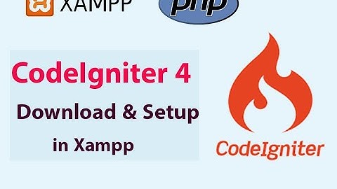 Download and Setup CodeIgniter 4 in Xampp Windows| #codeigniter4 #codeigniter