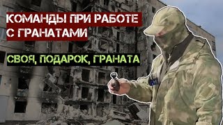 Команды при работе с гранатами: своя, подарок, граната