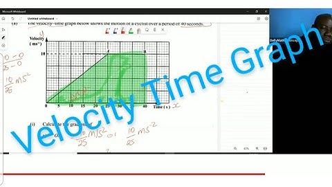 Velocity Time Graph:CXC 2017 Q9 #cxc #mathematics #dellymathsconcepts #velocity #time