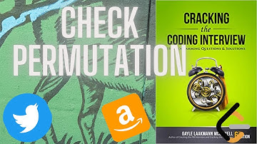 Check Permutation or Anagrams Between Two Strings | Amazon Coding Problem